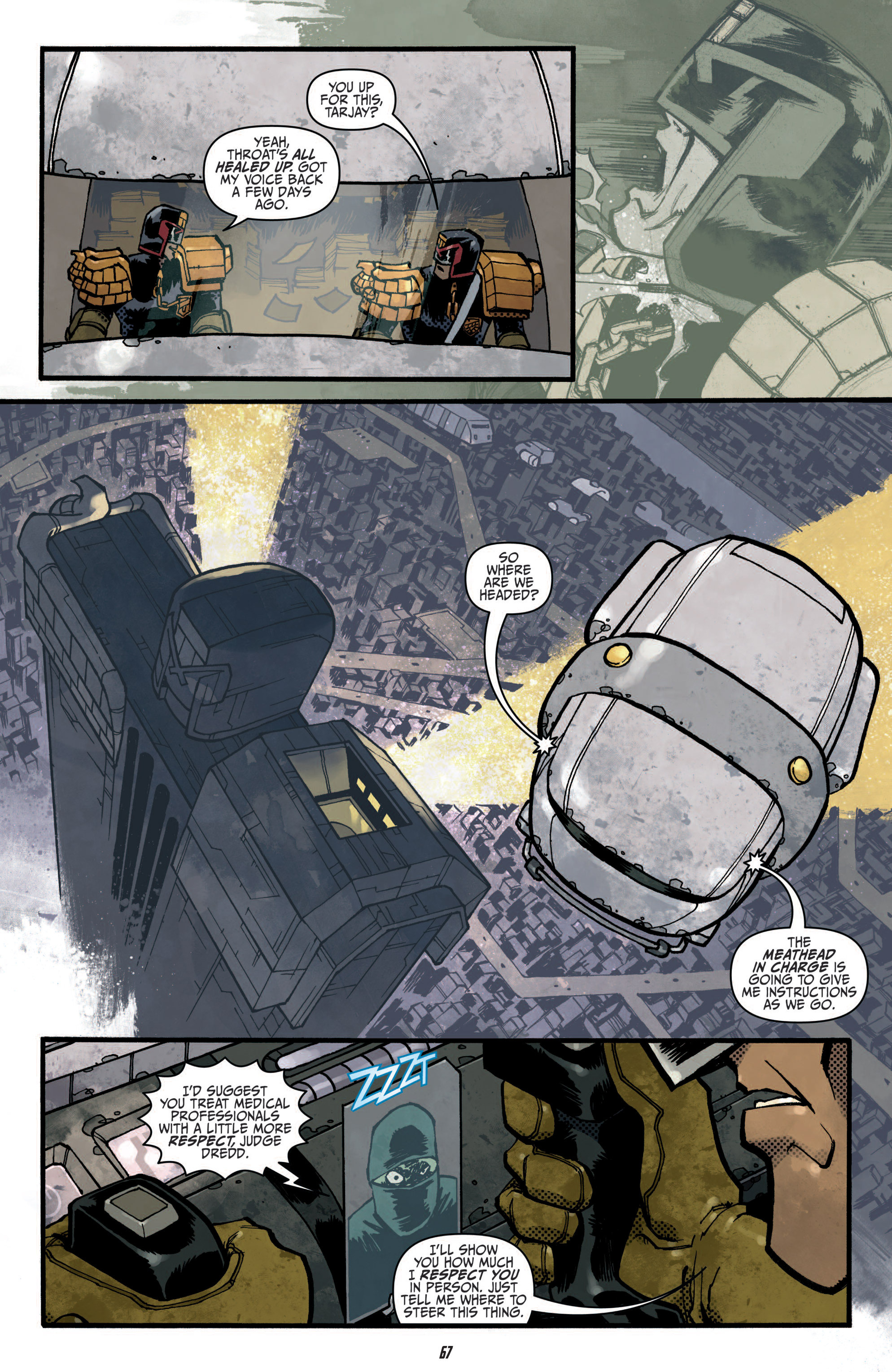 Read online Judge Dredd (2012) comic -  Issue # _TPB 1 - 67