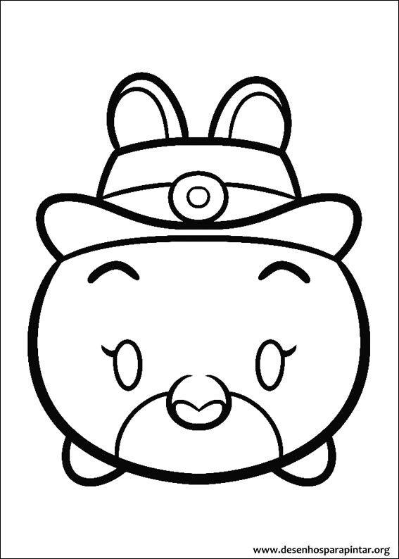 Coloring pages for kids free images: Disney Tsum Tsum free ...