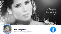 Rosa López en Facebook