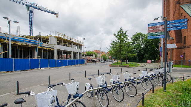 Budowa przy placu Kościeleckich w Bydgoszczy