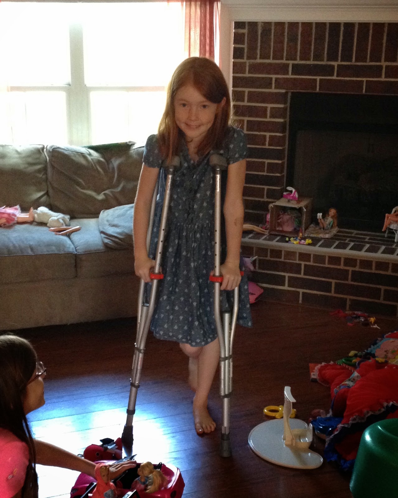 Our Family: Crutches!