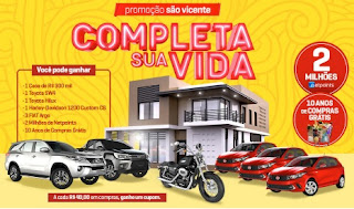 Cadastrar Promoção São Vicente Supermercados 2017 2018 Completa Sua Vida