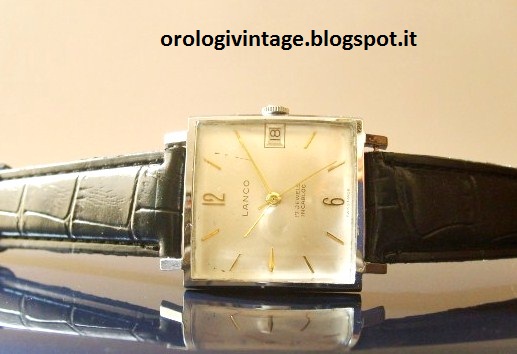 Storie di Orologi Vintage: LANCO circa 1965 Carrè Cal. Langendorf 1103
