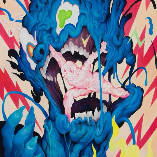 Hongmin Lee pinturas coloridas surreais psicodélicas sombrias macabras