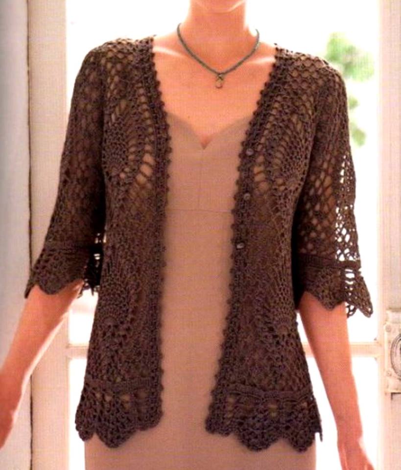 Tina's handicraft crochet bolero