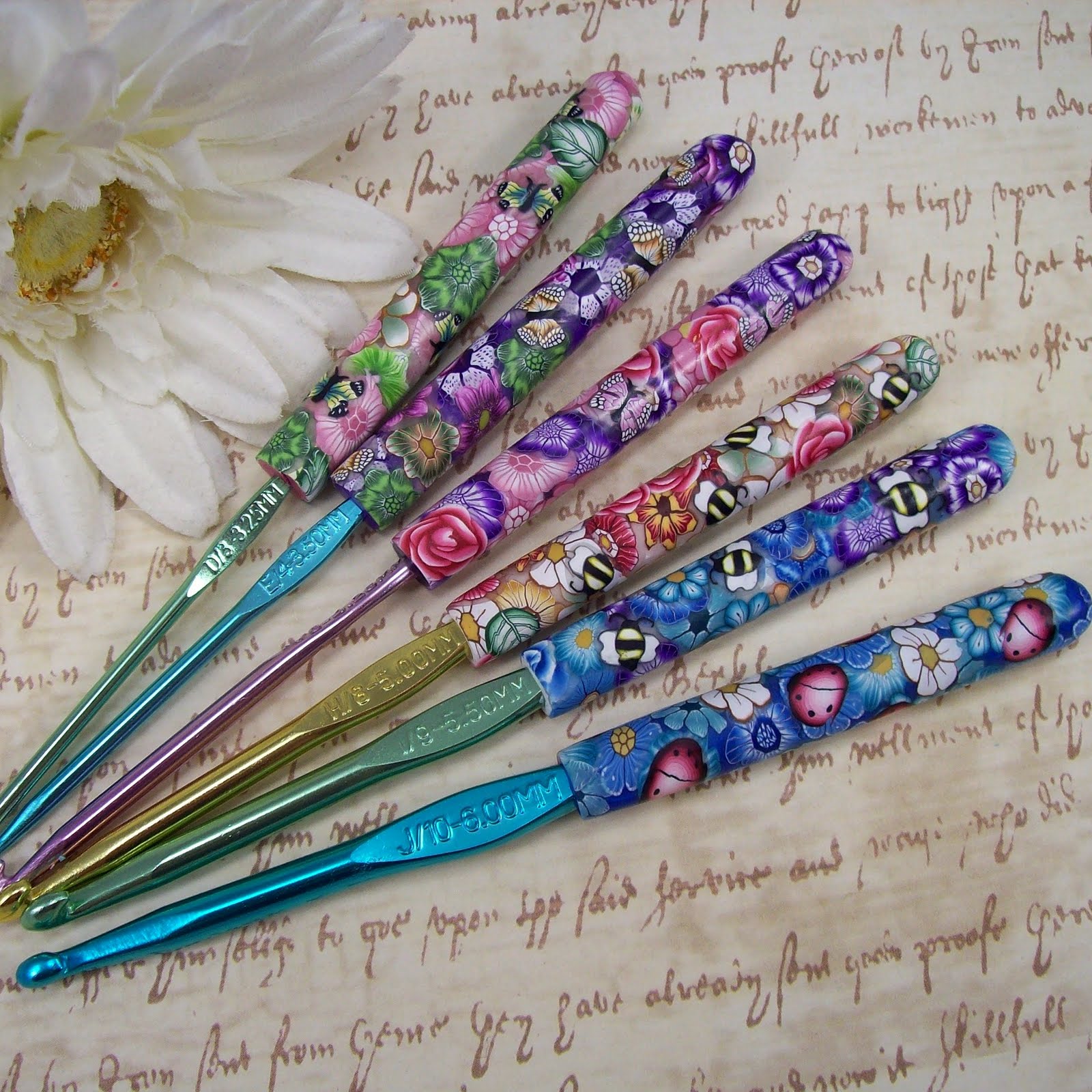 Polymer Clay Shed New Crochet Hooks!