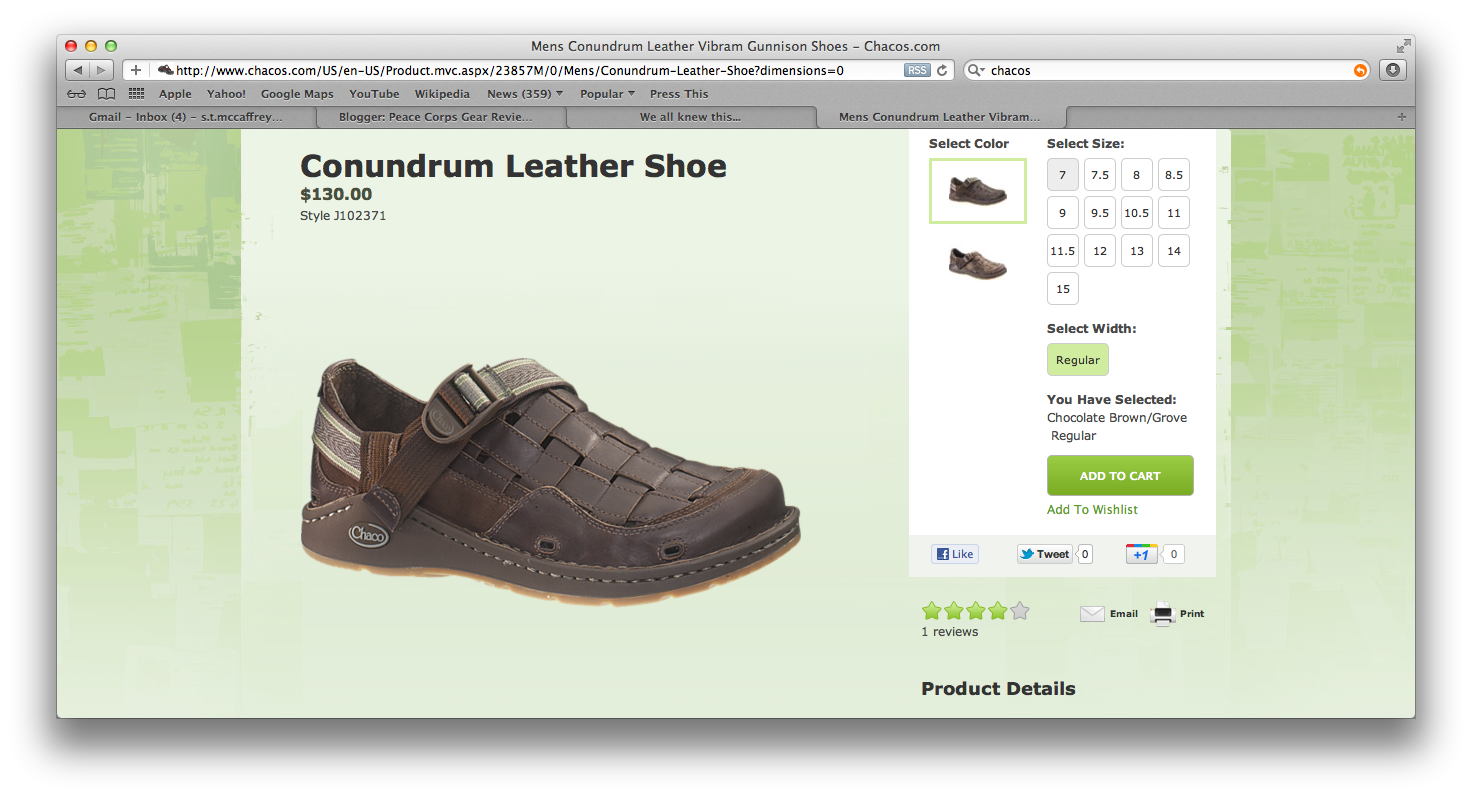 chacos peace corps discount