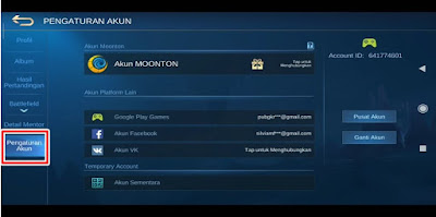 How to Bind Mobile Legends Account To Moonton Account 2