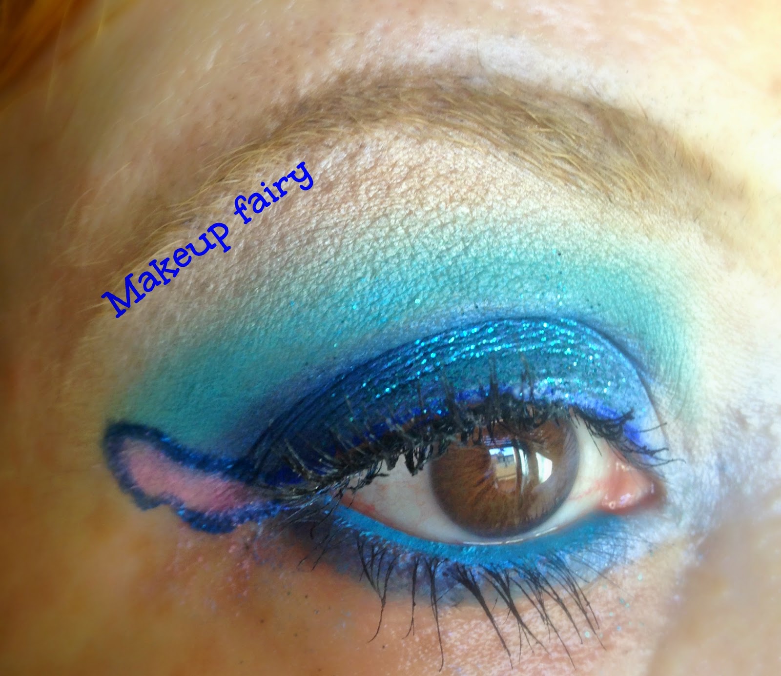 Tinklesmakeup: eye makeup look Stitch inspired