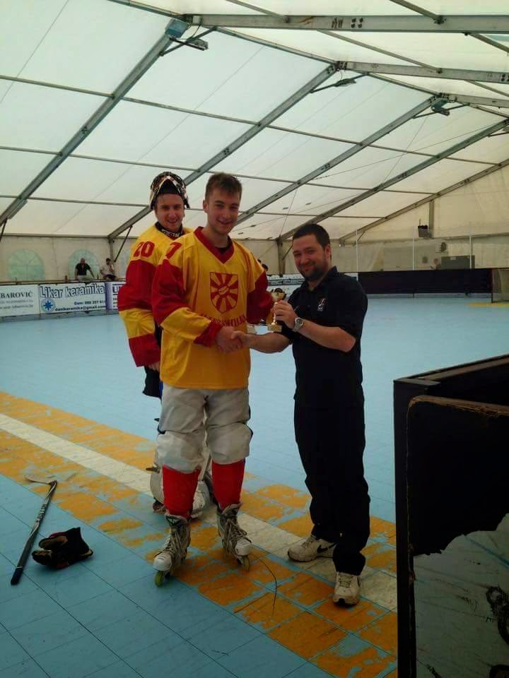Croatia Inline Hockey League Macedonian Players awarded at All Stars