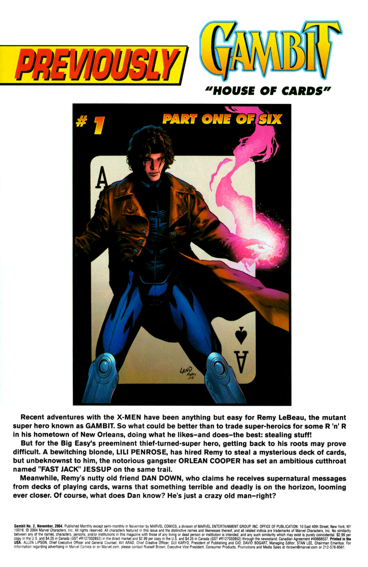 Read online Gambit (2004) comic -  Issue #2 - 2