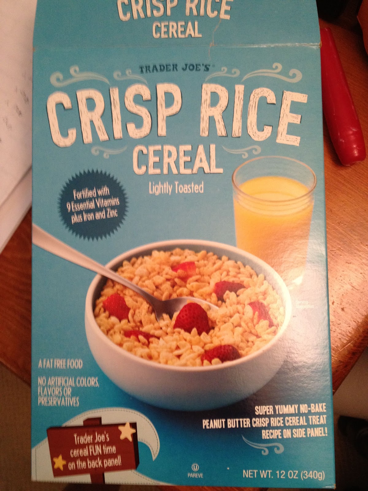 The Cereal Cellar Crisp Rice Cereal