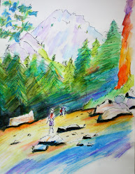 watercolor pencils pencil painting artwork glimpse thru ink fast