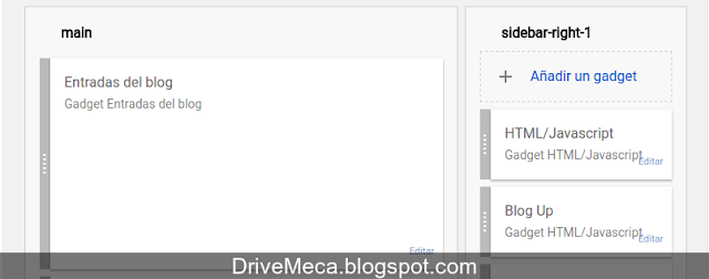 DriveMeca eliminando fecha y hora de artículos de Blogger paso a paso