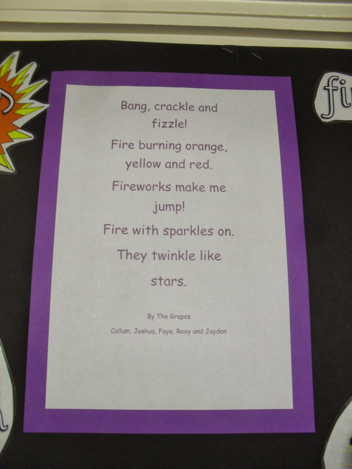 Reception Class Blog: Bonfire Night