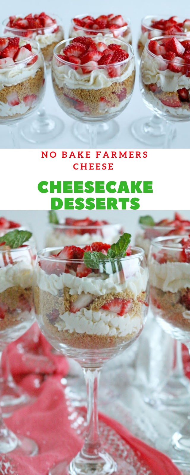 Jennie Kitchen: No Bake Farmers Cheese Cheesecake Desserts #christmas # ...