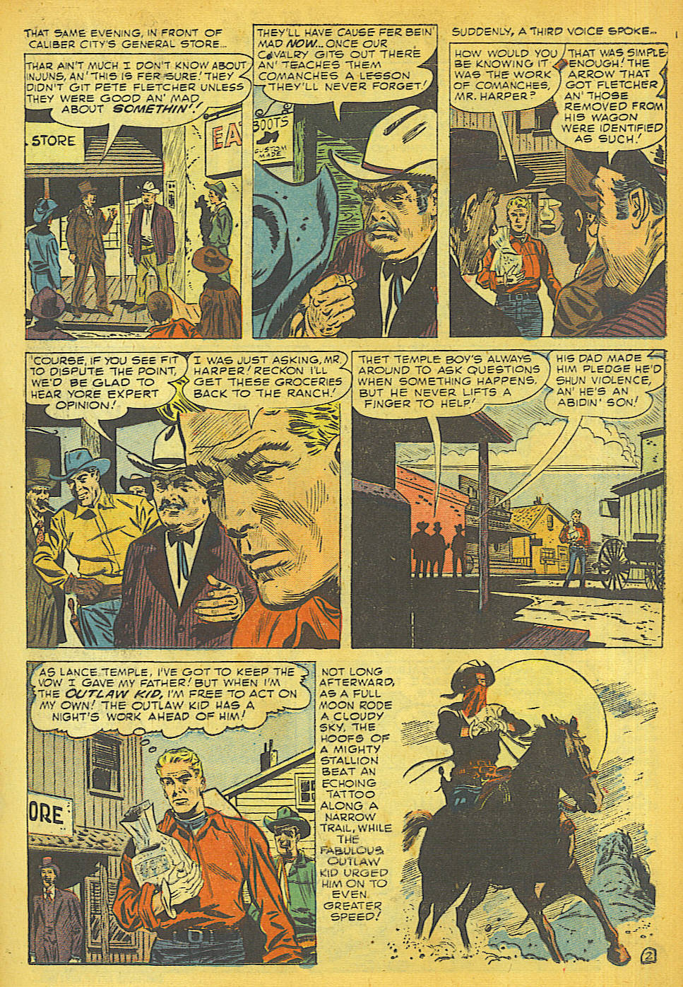 Read online The Outlaw Kid (1954) comic -  Issue #2 - 11