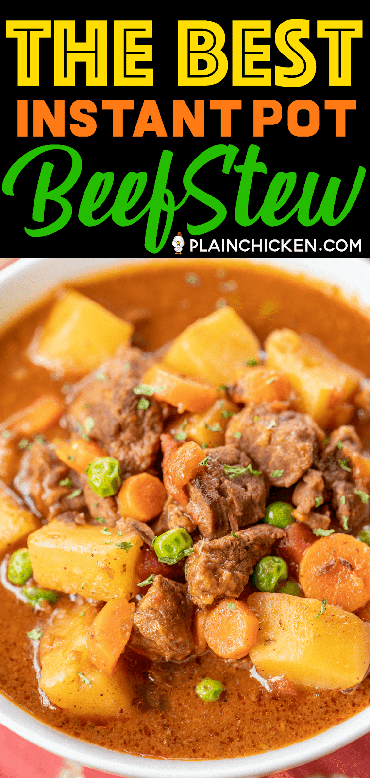 Instant Pot Beef Stew Plain Chicken®