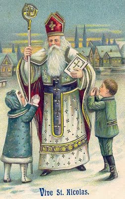 All About Christmas: vintage images of Saint Nicholas
