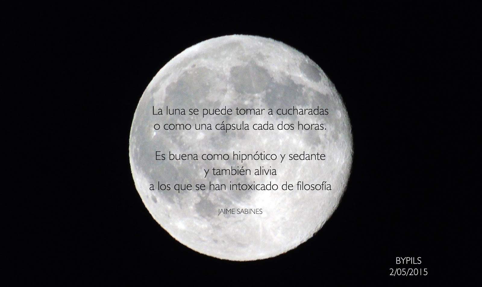 La luna Jaime Sabines La luna Jaime Sabines