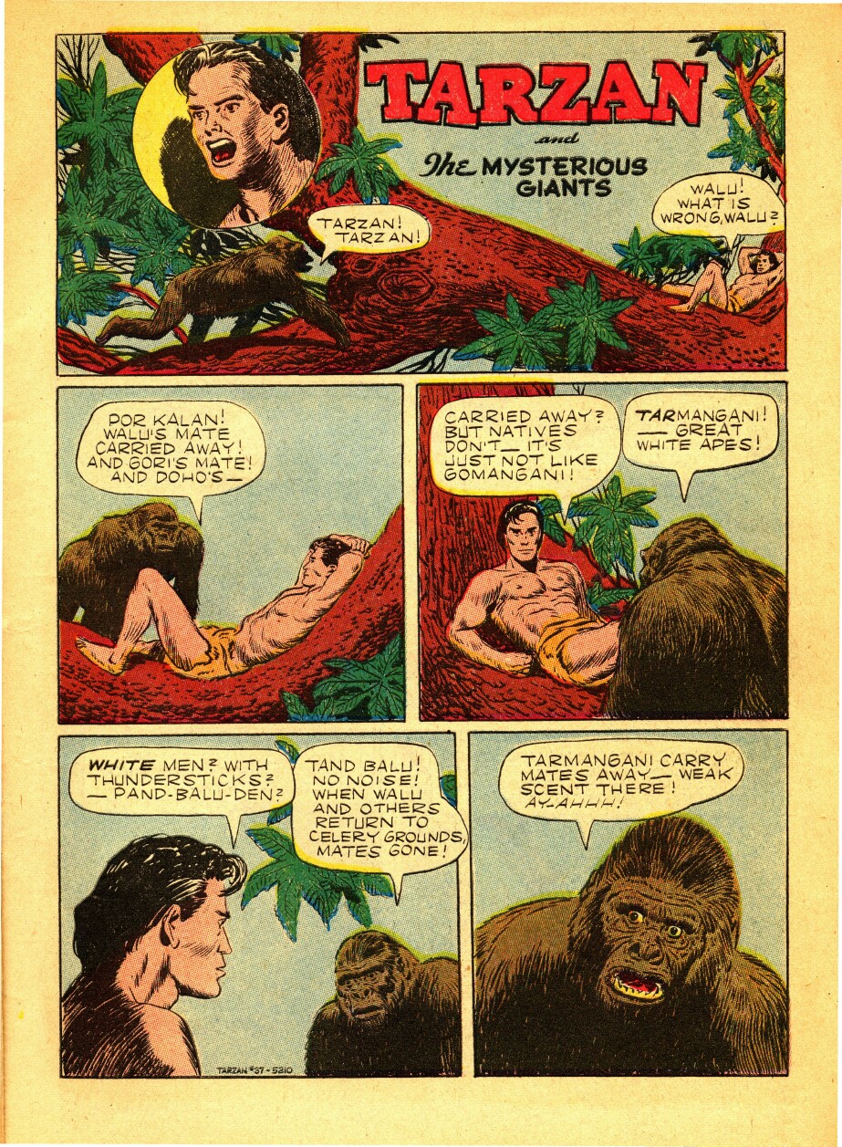 Read online Tarzan (1948) comic -  Issue #37 - 3