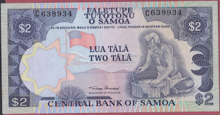 Samoa 2 Tala 1985 P# 25