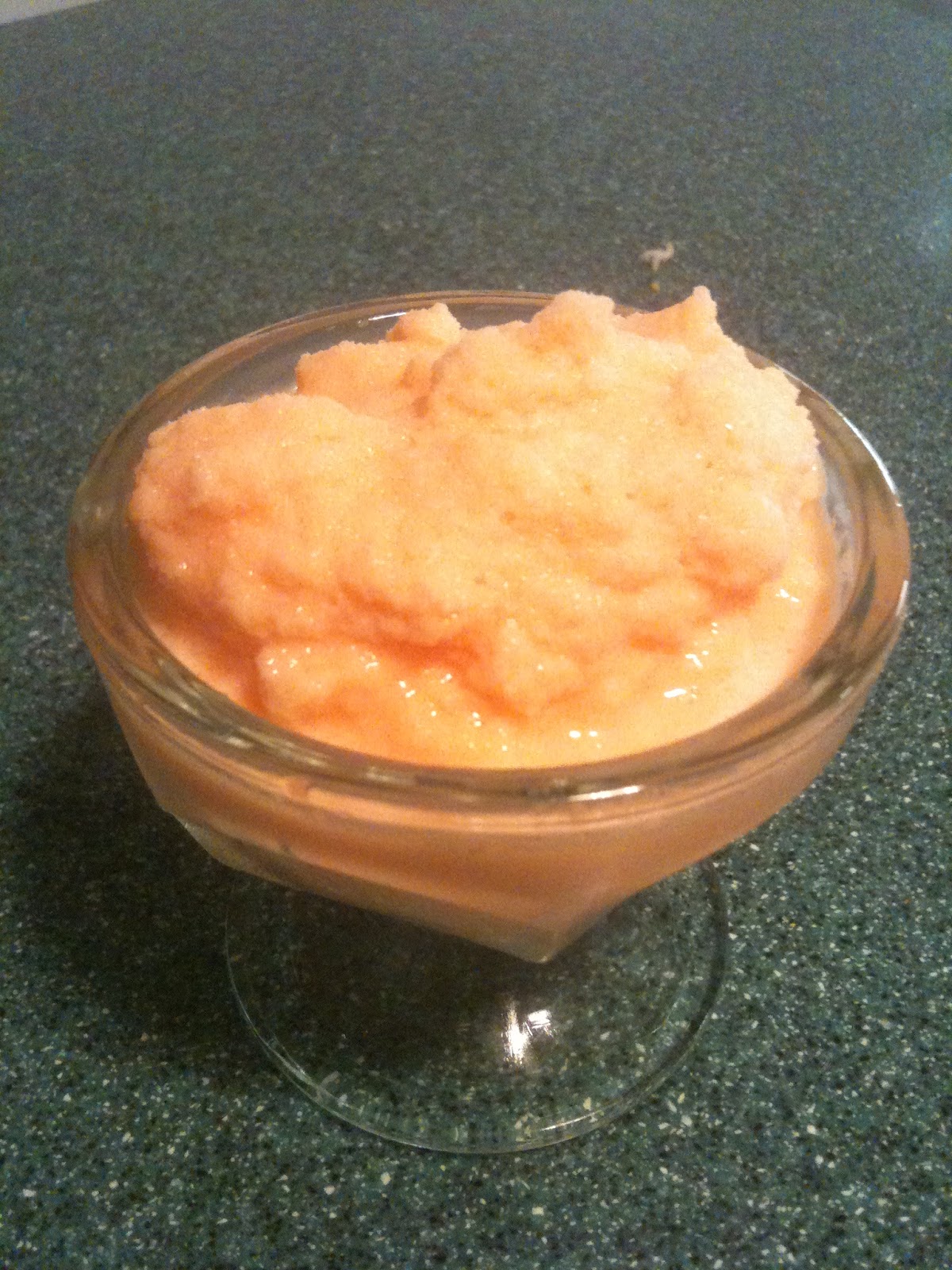 Nesting Newbie Homemade Orange Pineapple Ice Cream