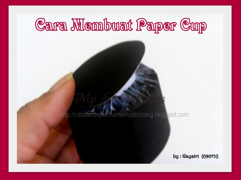My Sweet Cake: How to Make a Paper Cup