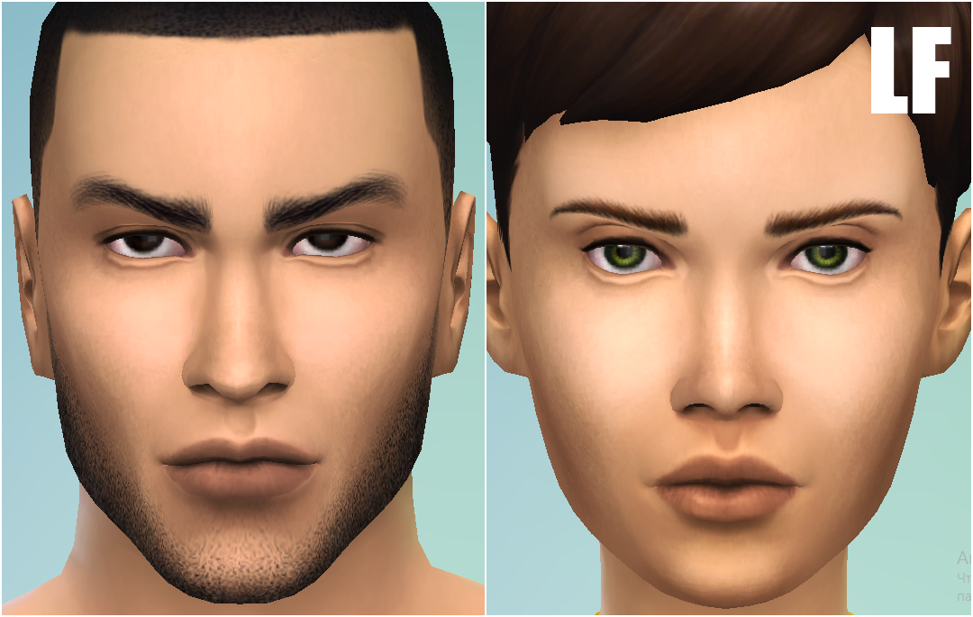 Updated - Fixed Default Face Skin V3 by Lightfire.