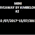 MINI GIVEAWAY BY #JMBELOG #2