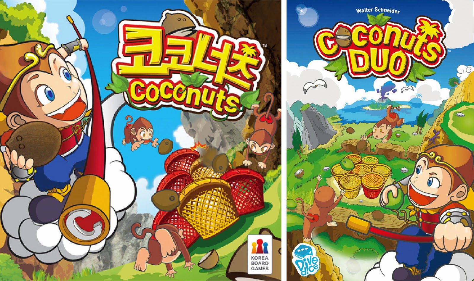 【介紹+開箱+規則】Coconuts + Coconuts Duo 猴王彈杯 + 兩人版