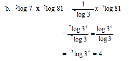 Log 3 8 log3 4. Log7 81/log7 3. Log93=2.