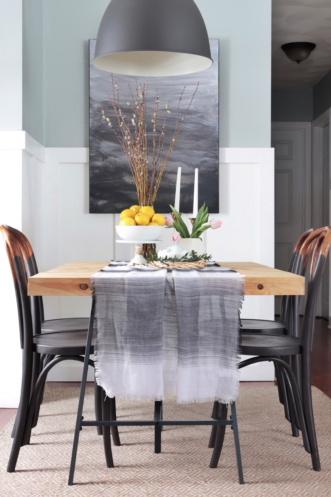 DIY Dining Table IKEA LERBERG Made by Carli