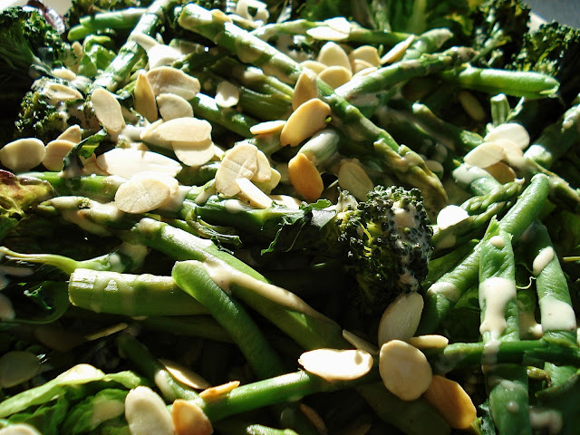 Asparagus Tenderstem Broccoli and Green Bean Salad