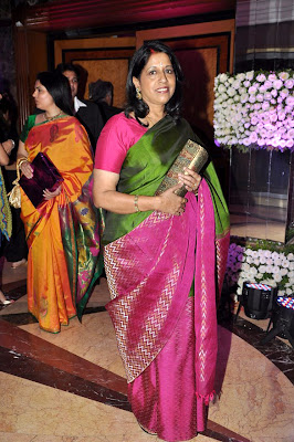 Kavita Krishnamurthy at Sunidhi Chauhan's wedding reception