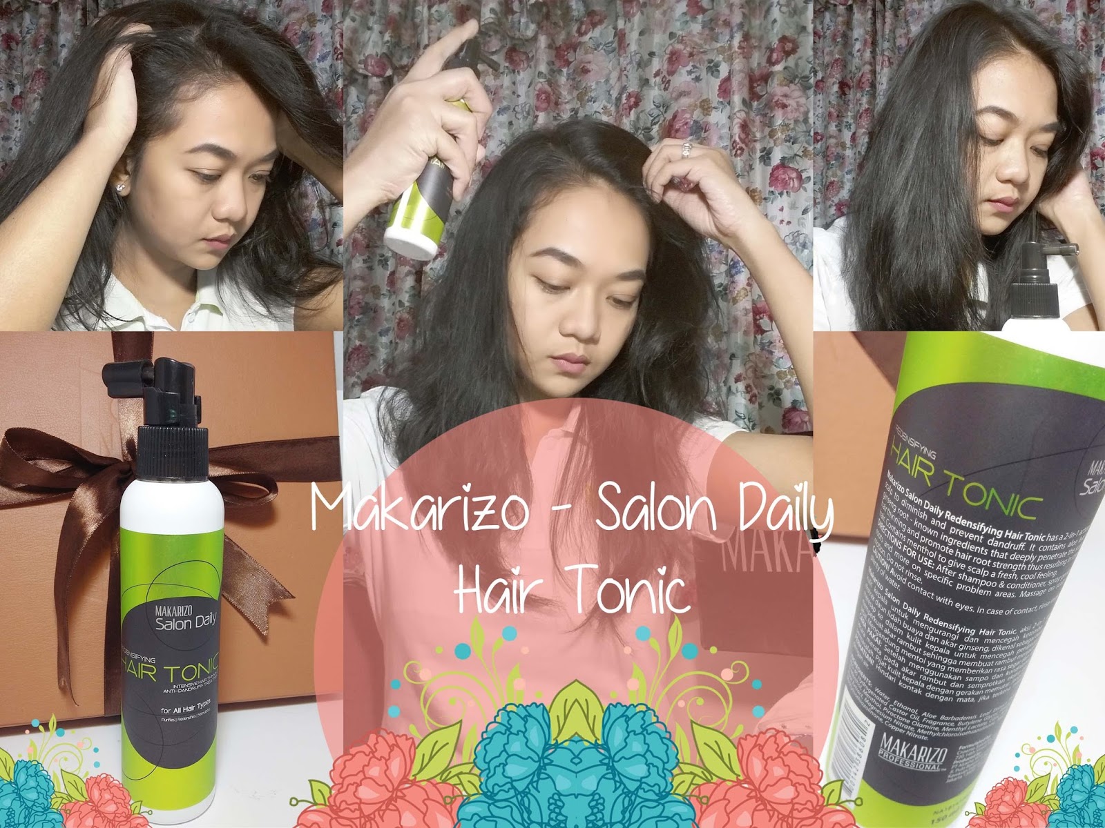 Makarizo Salon Daily Hair Tonic ROOSVANSIA Beauty and Lifestyle Blogger