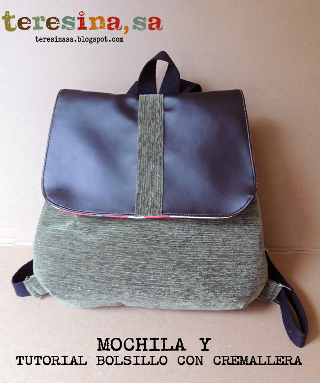 Mochila y tutorial bolsillo