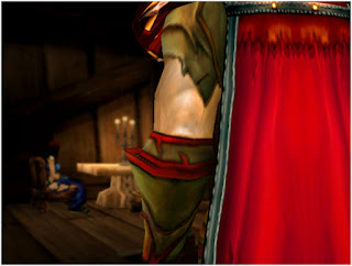 A male appears in a tavern in World of Warcraft 