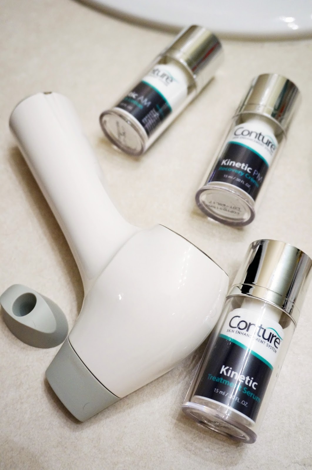Conture Review - Conture Kinetic Skin Toning System: One Month Results by popular North Carolina beauty blogger Rebecca Lately
