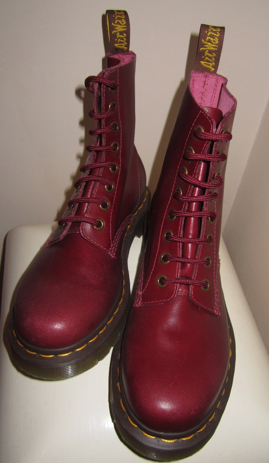 Life as Art: Bargain Brag-Cherry Red Doc Martens