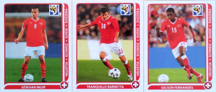 Denmark Nicklas Bendtner Panini Football Sticker No 370 2010 World Cup 
