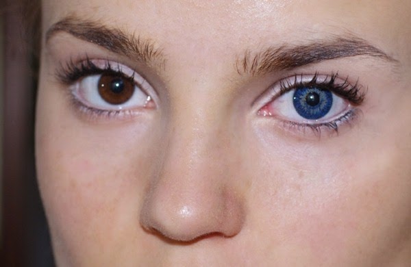 Colorful contact lenses look great!