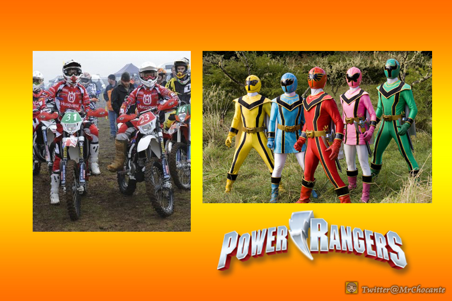 Mr Chocante News DEPORTISTAS DE ENDURO Y MOTOCROSS PROTESTAN POR COMPARACION CON POWER RANGERS