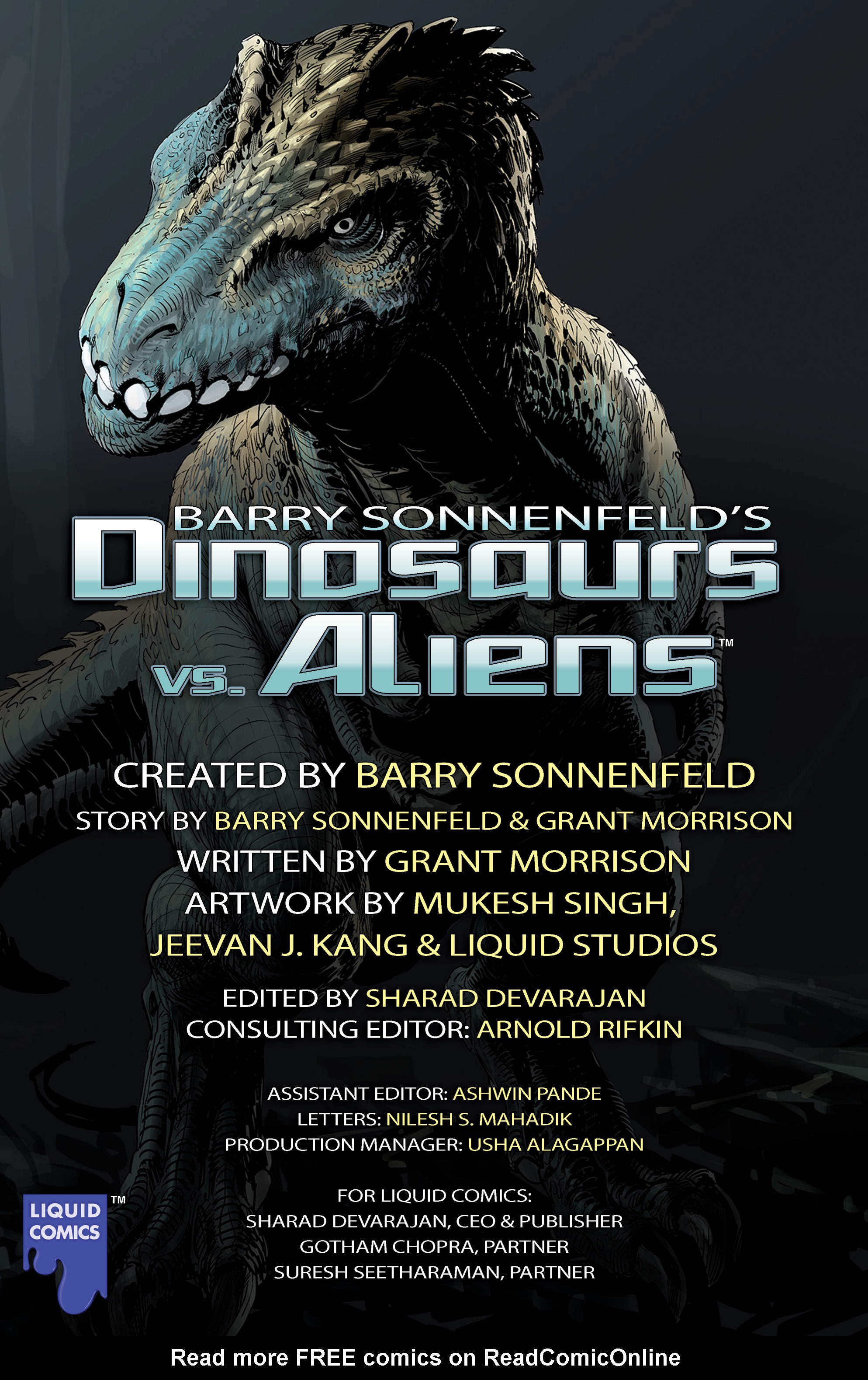 Read online Dinosaurs Vs. Aliens comic -  Issue # Full - 3