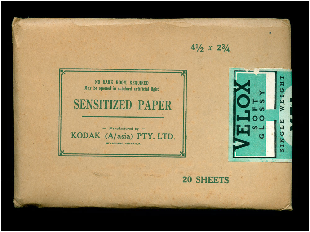 Photoworks Old Kodak Darkroom Photo Paper Packets