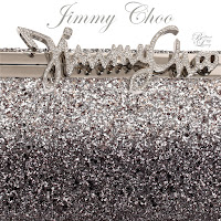 Brilliant Luxury goes instram by emmy_de_ ♦ Jimmy Choo Celeste small degrade glitter logo clutch