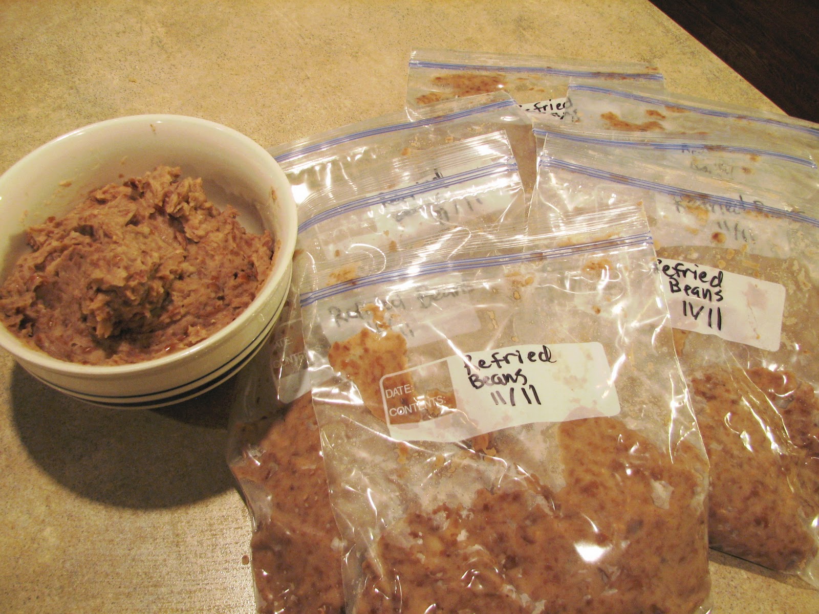 Adventures in Frugalness (featuring T.O.) Super Tasty Refried Beans