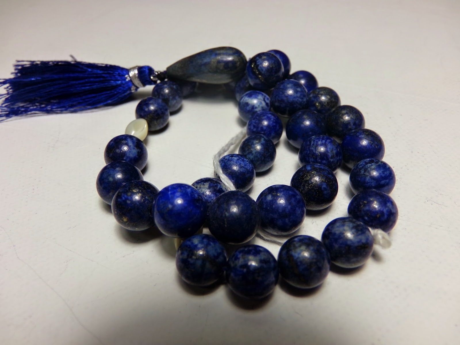 Bismillah Gems: Lapis Lazuli Tasbeeh / Lajward stone tasbeeh