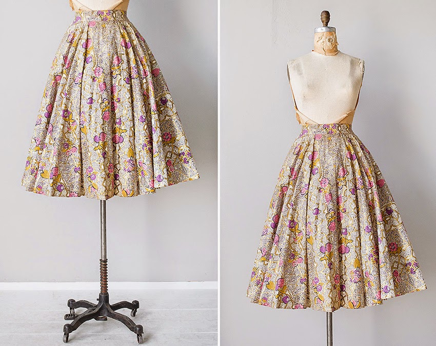 ADORED VINTAGE How To Wear A Vintage Circle Skirt Style Notes