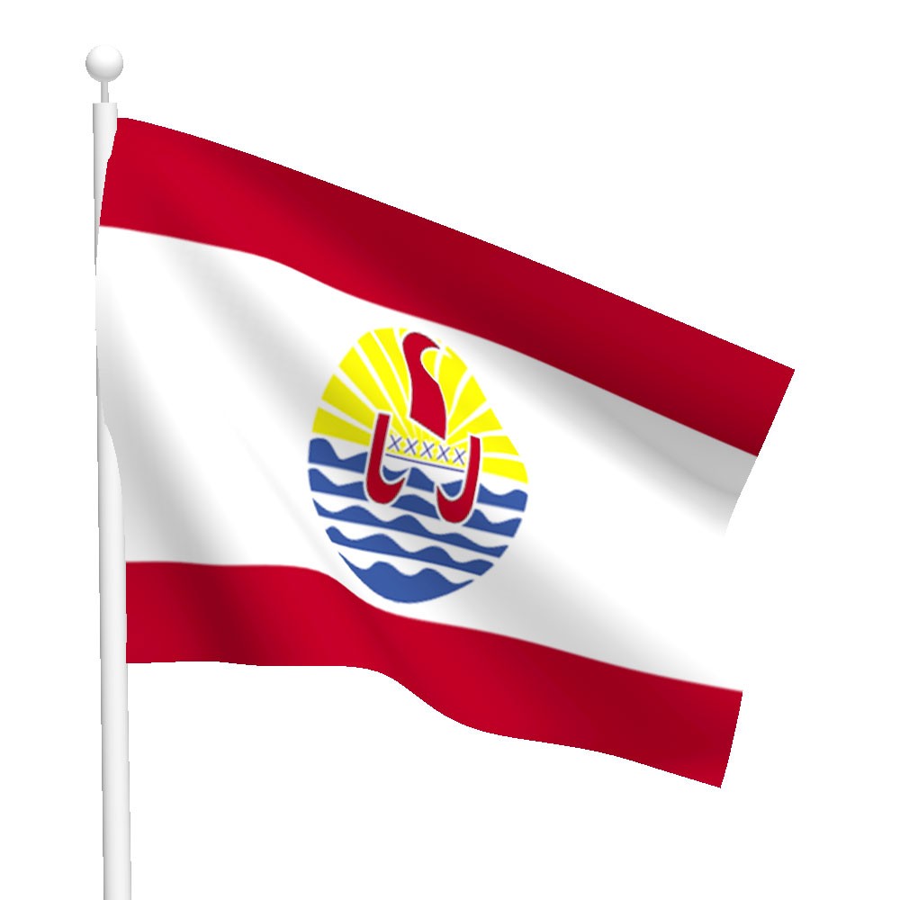 Graafix Flag Of French Polynesia Graafix flag of french polynesia